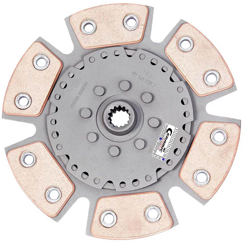 Disco de Cerâmica sem mola 6 pastilhas Corsa e Pick up 1.6 8v/16v Tigra 1.6 16v