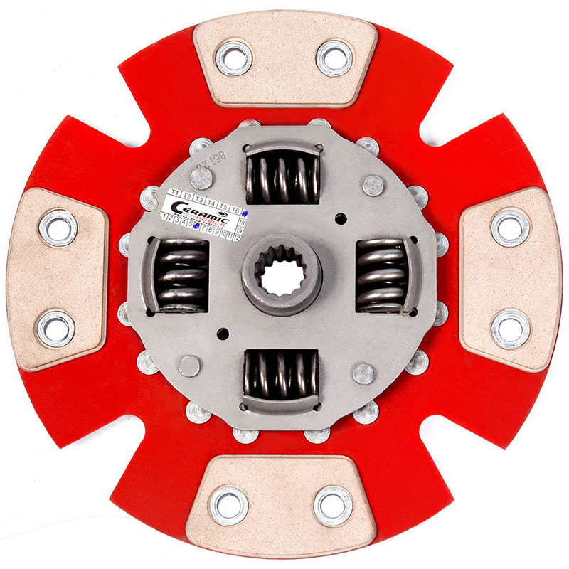 Disco de Cerâmica com mola 4 pastilhas Corsa e Pick up 1.6 8v/16v Tigra 1.6 16v