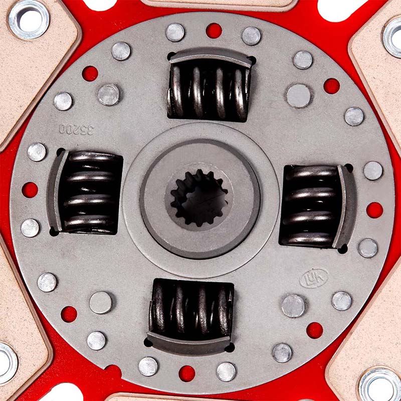 Disco de Cerâmica com mola 6 pastilhas Corsa e Pick up 1.6 8v/16v Tigra 1.6 16v