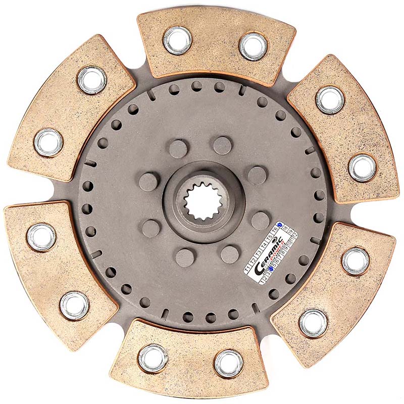 Disco de Cerâmica sem mola 6 pastilhas Corsa, Celta 1.0 e 1.4 8v