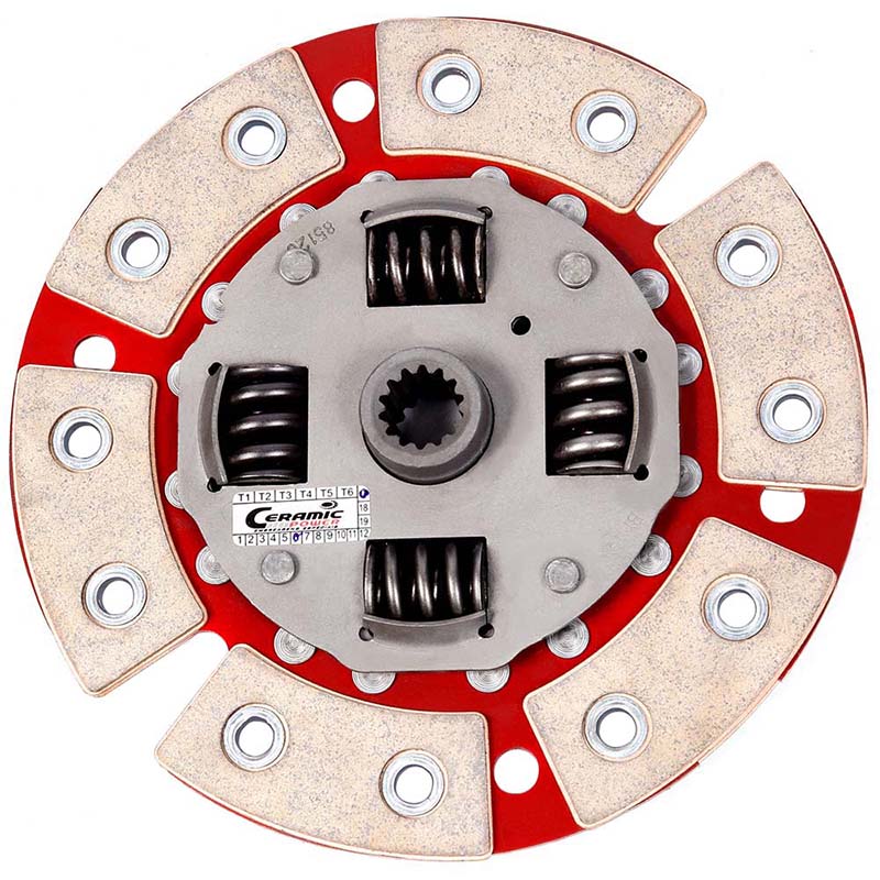 Disco de Cerâmica com mola 6 pastilhas Corsa, Celta 1.0 e 1.4 8v