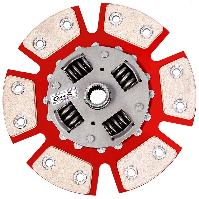Disco de Cerâmica com mola 6 pastilhas Tempra 2.0 8v/16v após 94, Tipo 2.0 8v/16v 93 a 97