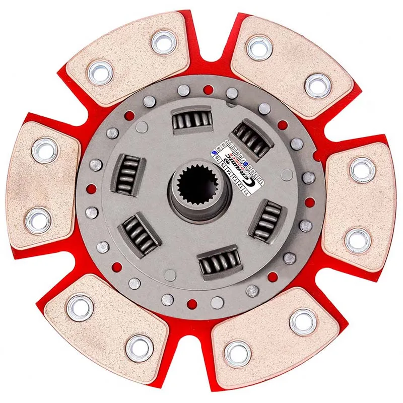 Disco de Cerâmica com mola 6 pastilhas VW 1500/ 1600 Fusca/ Brasília após 73 - motor a ar