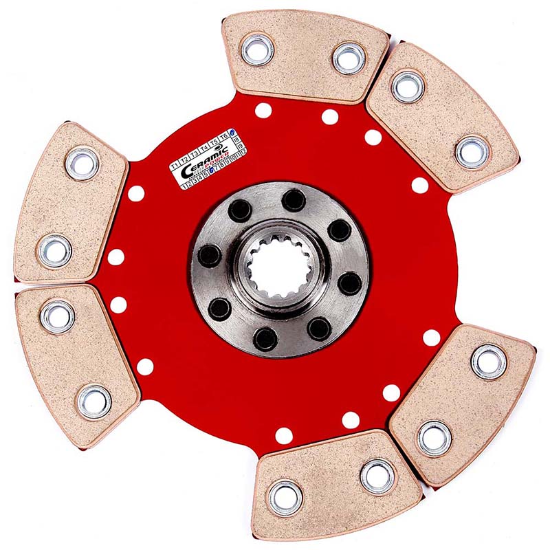 Disco de Cerâmica sem mola 6 pastilhas cubo Chevette Gol, Santana, Parati, Saveiro, Passat, Voyage 1.8 e 2.0 Motor AP