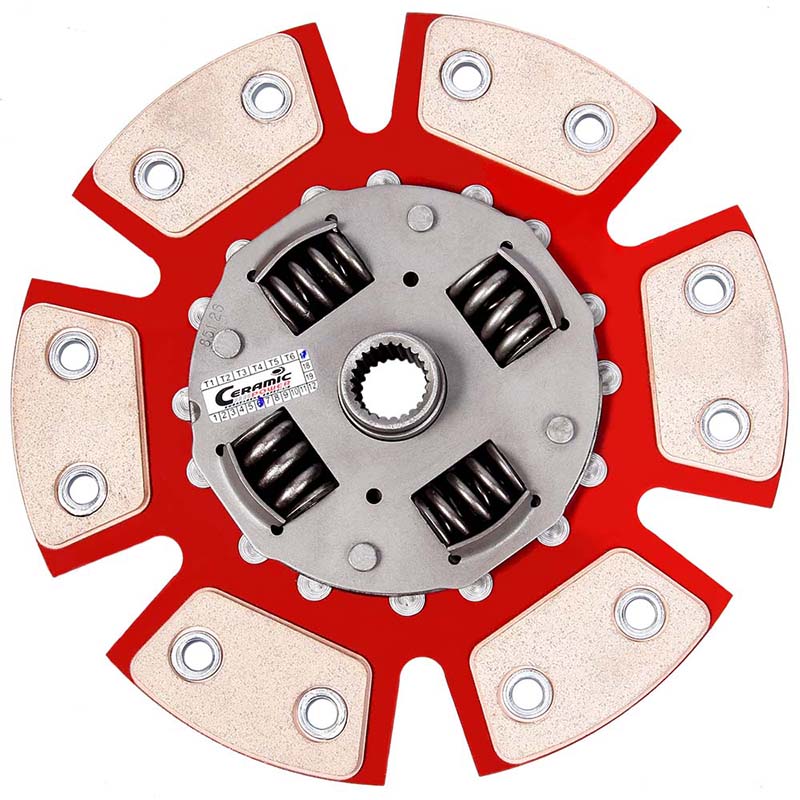 Disco de Cerâmica com mola 6 pastilhas Gol, Santana, Parati, Saveiro, Passat, Voyage 1.8 e 2.0 Motor AP