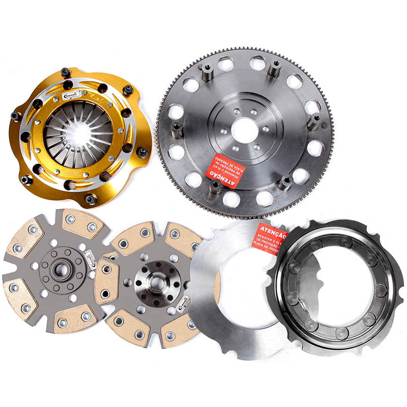 Embreagem Multidisco Xtreme Cerâmica Gol/ Santana/ Parati/ Saveiro/ Passat/ Voyage 1.8 e 2.0 motor AP