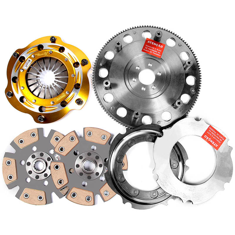 Embreagem Multidisco Xtreme Cerâmica cubo Chevette Gol/ Santana/ Parati/ Saveiro/ Passat/ Voyage 1.8 e 2.0 motor AP